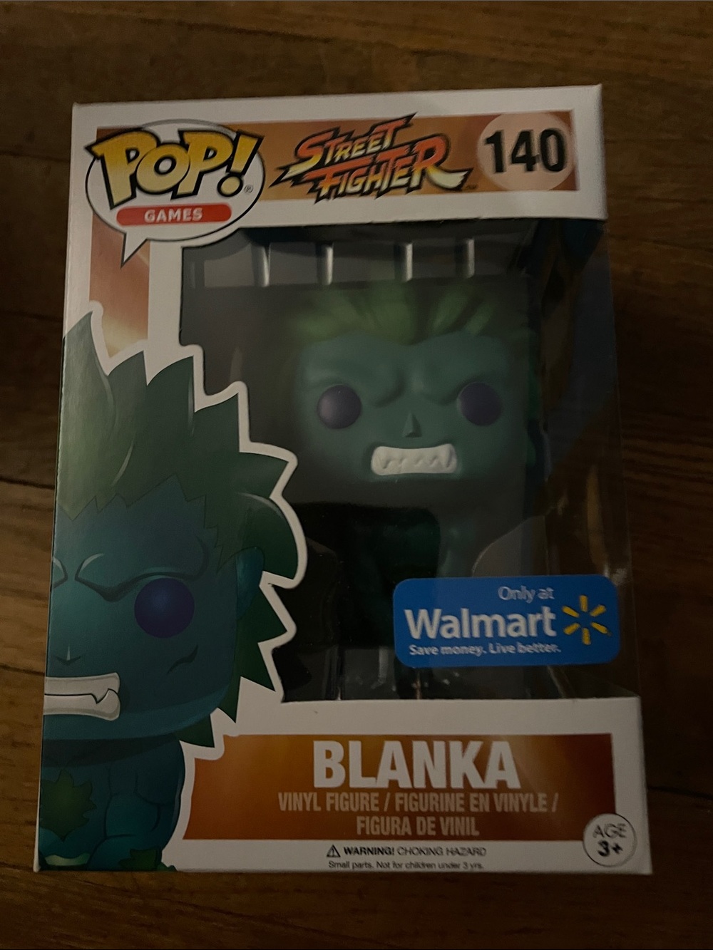 Funko Pop! Games Blanka - Teal Body with Green Hair